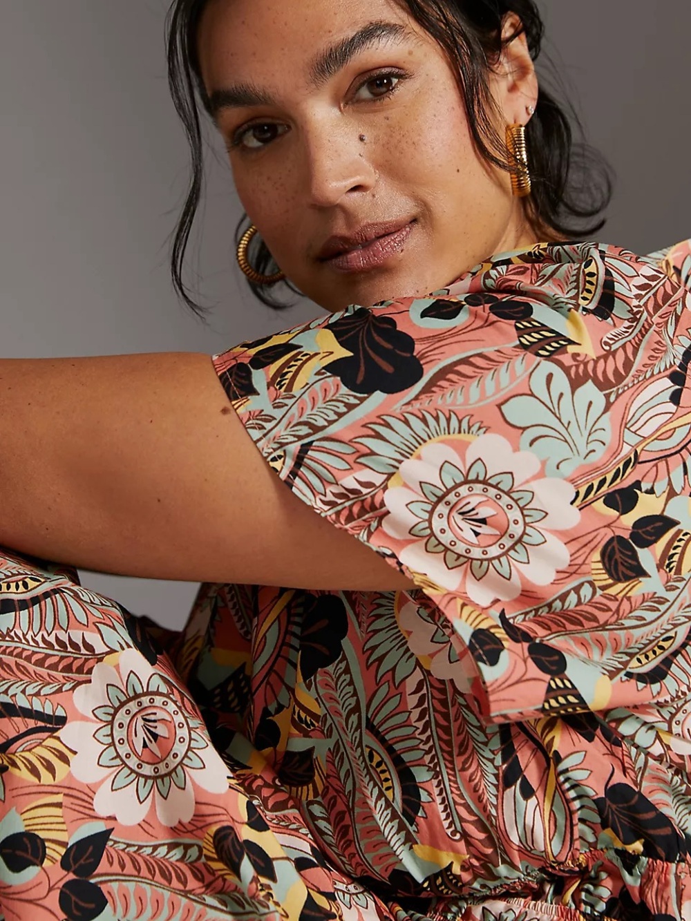 NWT Anthropologie The Somerset Maxi Dress Size 2X - Picture 4 of 8